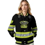 customized new orleans pelicans heartbeat accent black green varsity jacket best selling