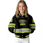 customized new orleans pelicans heartbeat accent black green varsity jacket best selling