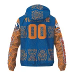 customized new york islanders cat eyes blue windbreaker jacket best selling