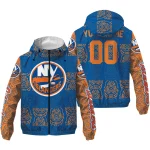customized new york islanders cat eyes blue windbreaker jacket best selling