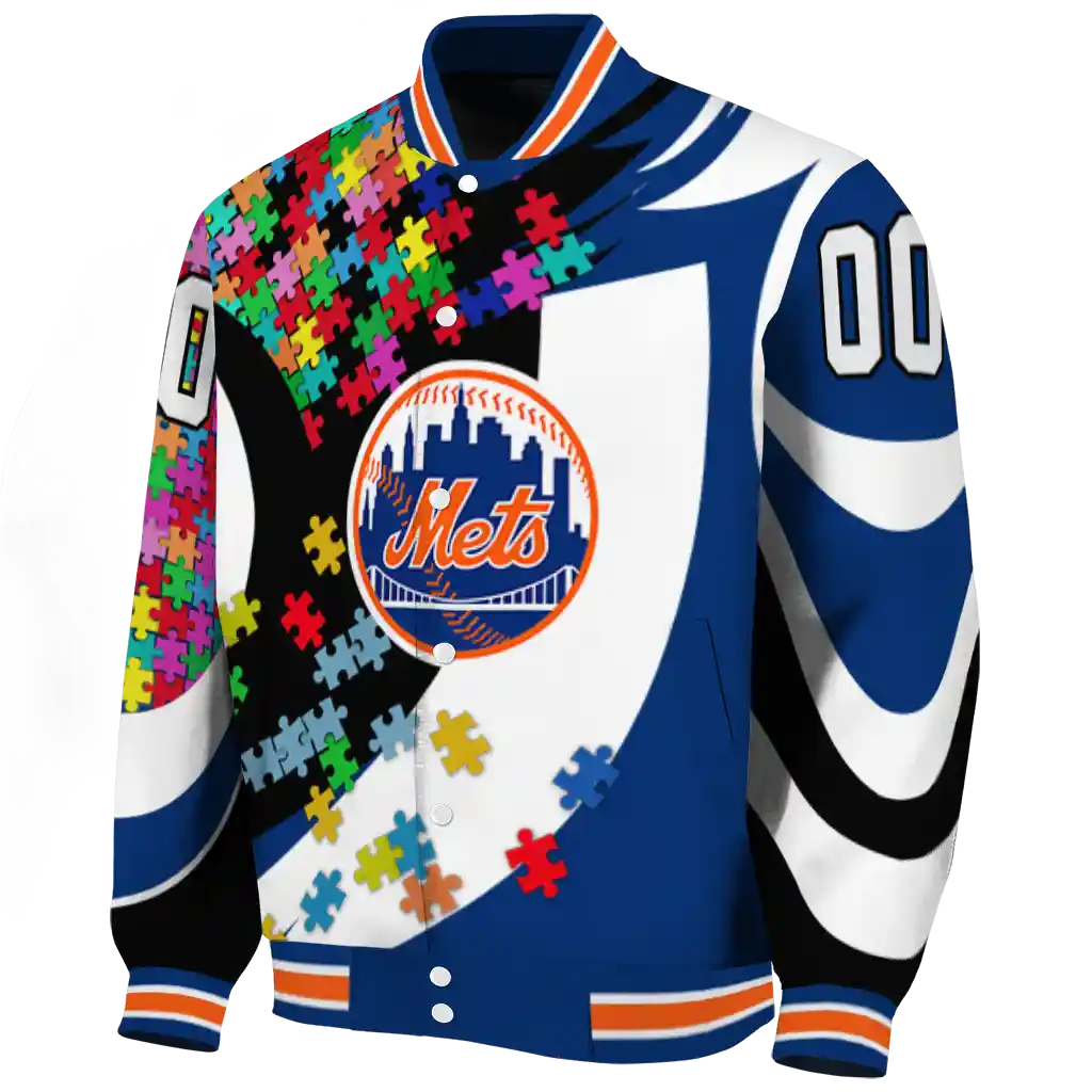 customized new york mets stars and stripes slashes blue varsity jacket best selling customized new york mets stars and stripes slashes blue varsity jacket best selling