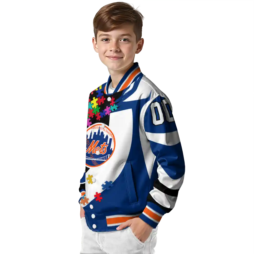 customized new york mets stars and stripes slashes blue varsity jacket trendy customized new york mets stars and stripes slashes blue varsity jacket trendy