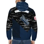 customized new york yankees arrow matrix navy black windbreaker jacket best selling