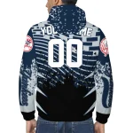 customized new york yankees brick motion navy black windbreaker jacket best selling