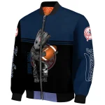 customized new york yankees groot football navy black bomber jacket best selling