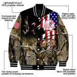 customized new york yankees patriot deer camouflage varsity jacket best selling