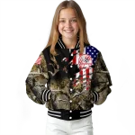 customized new york yankees patriot deer camouflage varsity jacket best selling