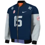 customized new york yankees team patch navy bomber jacket best selling