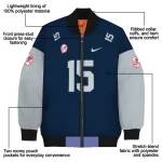 customized new york yankees team patch navy bomber jacket best selling