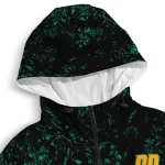 customized north dakota state bison shards cluster green windbreaker jacket best selling