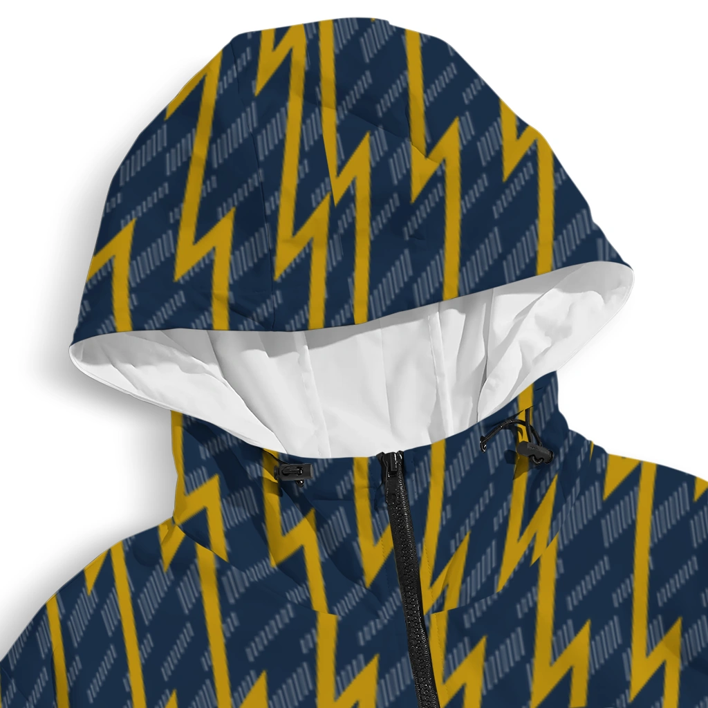 customized notre dame fighting irish lightning strike grid navy windbreaker jacket premium grade customized notre dame fighting irish lightning strike grid navy windbreaker jacket premium grade