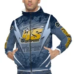 customized notre dame fighting irish us rock star navy windbreaker jacket best selling