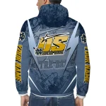 customized notre dame fighting irish us rock star navy windbreaker jacket best selling