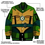 customized oakland athletics turtle armor varsity jacket best selling