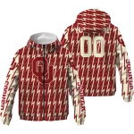 customized oklahoma sooners lightning strike grid crimson windbreaker jacket best selling