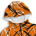 customized oklahoma state cowboys brushstroke pattern orange windbreaker jacket best selling