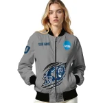 customized old dominion monarchs feral slash grey bomber jacket best selling