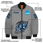 customized old dominion monarchs feral slash grey bomber jacket best selling