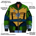 customized old dominion monarchs turtle armor bomber jacket best selling