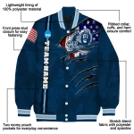 customized old dominion monarchs usa flag claws blue varsity jacket best selling