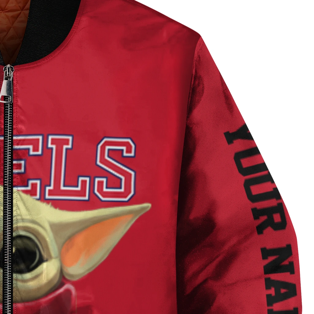 customized ole miss rebels adorable yoda red black bomber jacket premium grade customized ole miss rebels adorable yoda red black bomber jacket premium grade