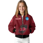 customized ole miss rebels claw mark red bomber jacket best selling