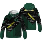 customized oregon ducks arrow matrix green black windbreaker jacket best selling