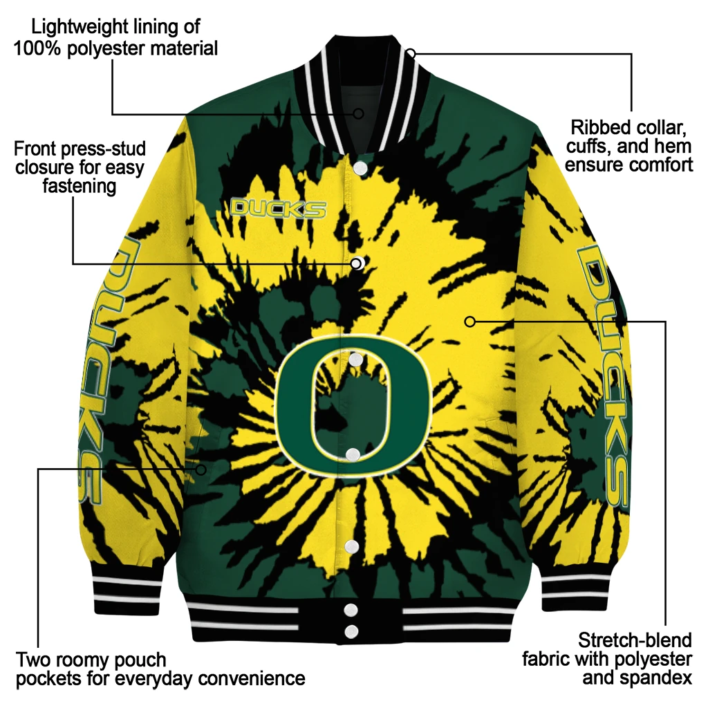 customized oregon ducks burst splatter green varsity jacket new arrival customized oregon ducks burst splatter green varsity jacket new arrival