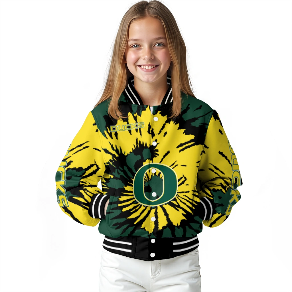 customized oregon ducks burst splatter green varsity jacket top rated customized oregon ducks burst splatter green varsity jacket top rated