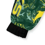 customized oregon ducks shark art green windbreaker jacket best selling