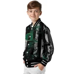 customized oregon ducks star stripes green black varsity jacket best selling