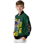 customized oregon ducks stitch laughing green bomber jacket best selling
