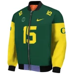 customized oregon ducks team patch green bomber jacket best selling