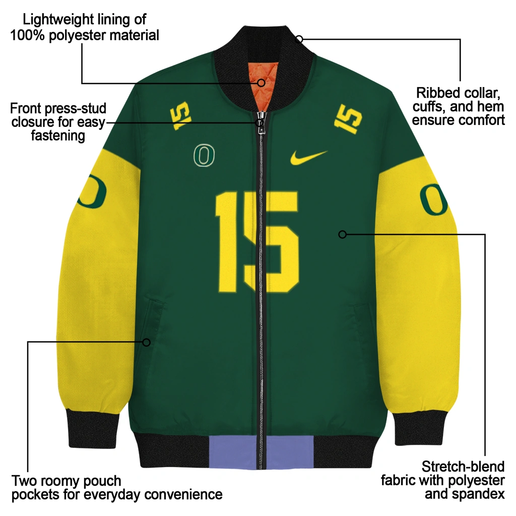 customized oregon ducks team patch green bomber jacket new arrival customized oregon ducks team patch green bomber jacket new arrival