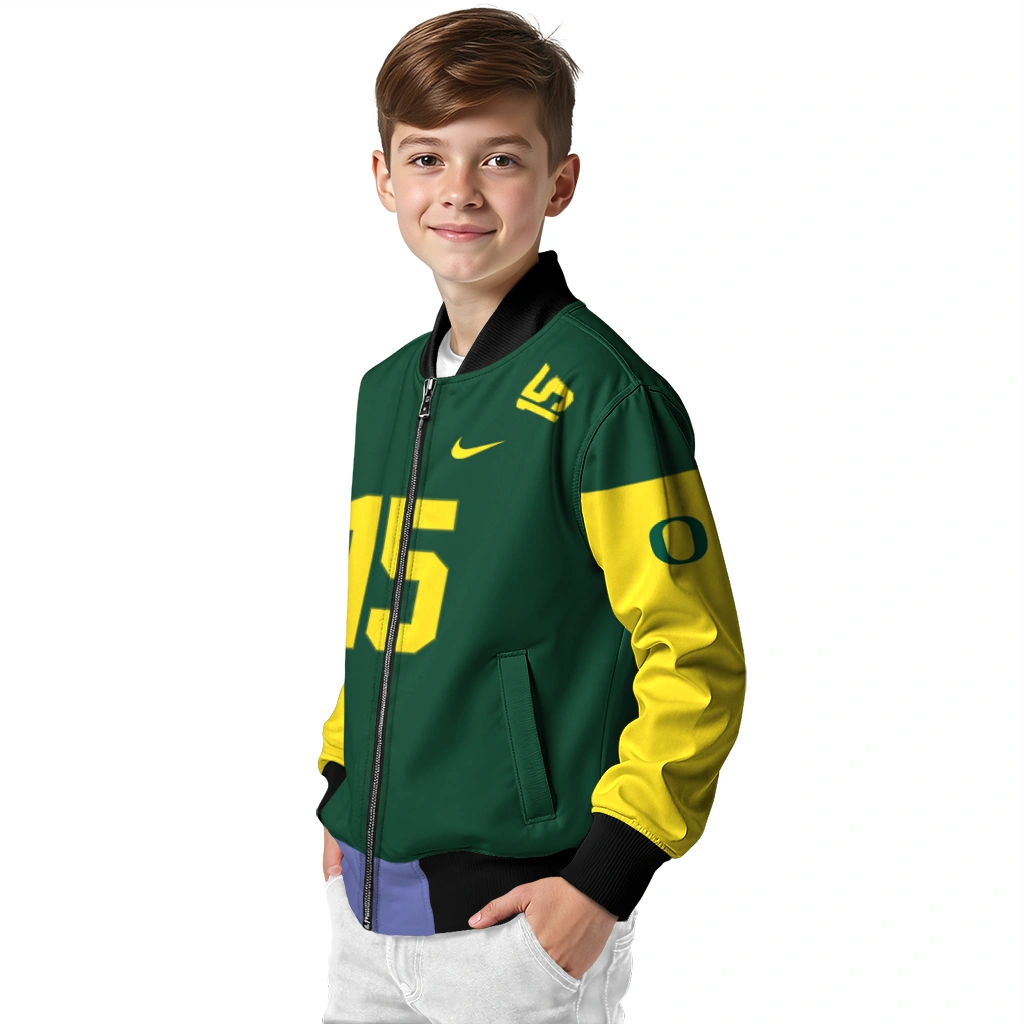 customized oregon ducks team patch green bomber jacket trendy customized oregon ducks team patch green bomber jacket trendy