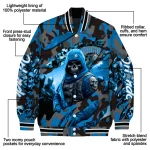 customized orlando magic skull horde blue varsity jacket best selling