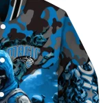 customized orlando magic skull horde blue varsity jacket best selling