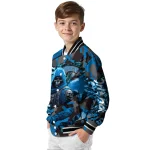 customized orlando magic skull horde blue varsity jacket best selling