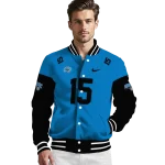 customized orlando magic team patch blue varsity jacket best selling