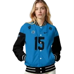 customized orlando magic team patch blue varsity jacket best selling