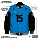 customized orlando magic team patch blue varsity jacket best selling