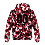 customized ottawa senators camouflage mashup red windbreaker jacket best selling