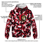customized ottawa senators camouflage mashup red windbreaker jacket best selling