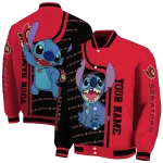 customized ottawa senators stitch laughing red varsity jacket best selling