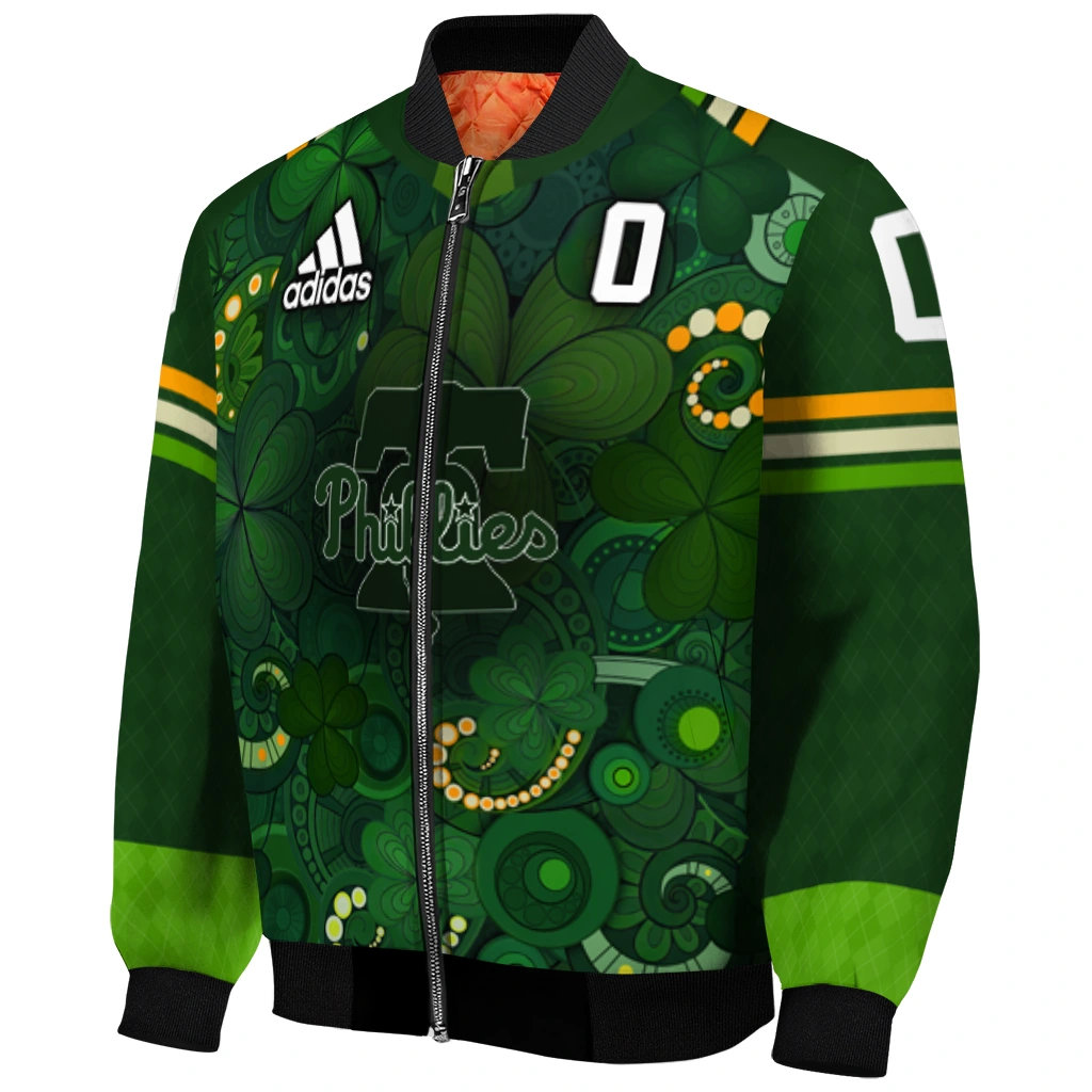 customized philadelphia phillies shamrock vortex green bomber jacket fashion forward customized philadelphia phillies shamrock vortex green bomber jacket fashion forward
