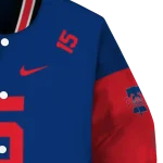 customized philadelphia phillies team patch blue varsity jacket best selling