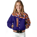 customized phoenix suns camouflage style purple varsity jacket best selling