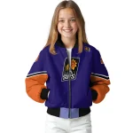 customized phoenix suns chevron style purple bomber jacket best selling