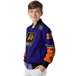 customized phoenix suns chevron style purple bomber jacket best selling