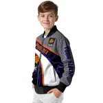 customized phoenix suns electric flash purple bomber jacket best selling